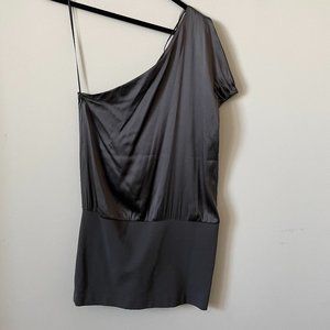 Theory One Shoulder Slouchy Top
